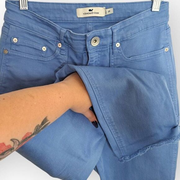 Vineyard Vines Women's High Rise Straight Crop Jeans size 29 - Picture 3 of 7